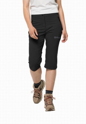Black Jack Wolfskin Activate Light 3/4 Women Pants | 45707483