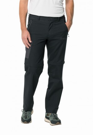 Black Jack Wolfskin Active Track Zip Off Men Hiking Pants | 79326491