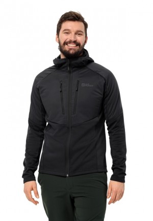 Black Jack Wolfskin Alpgrat Pro Ins Fz Men Fleece Jackets | 15765893