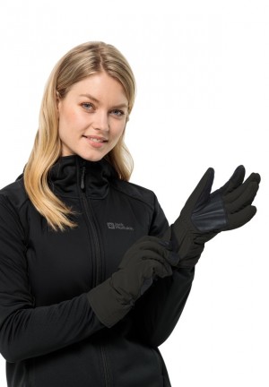 Black Jack Wolfskin Alpspitze Merino Men Gloves | 46627747