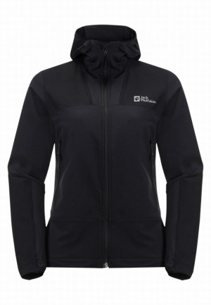 Black Jack Wolfskin Andur Women Softshell Jackets | 97967520