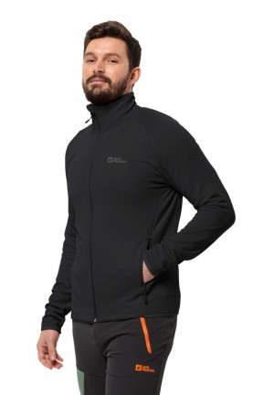 Black Jack Wolfskin Baiselberg Fz Men Fleece Jackets | 90922287