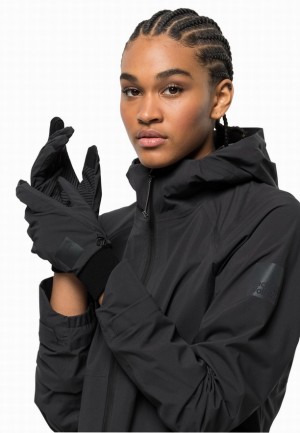 Black Jack Wolfskin Bike Commute Women Gloves | 46532933