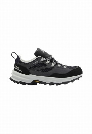 Black Jack Wolfskin Cyrox Texapore Low Women Hiking Shoes | 51479386