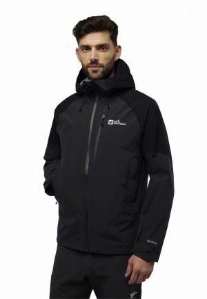 Black Jack Wolfskin Eagle Peak 2l Men Rain Jackets | 70770026
