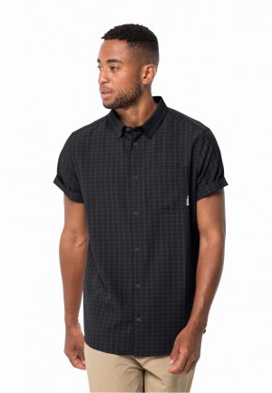 Black Jack Wolfskin El Dorado Men Shirts | 37214805