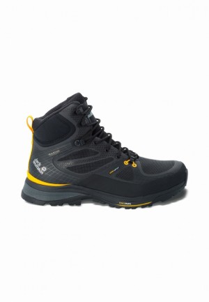 Black Jack Wolfskin Force Trekker Texapore Mid Men Hiking Shoes | 41778421
