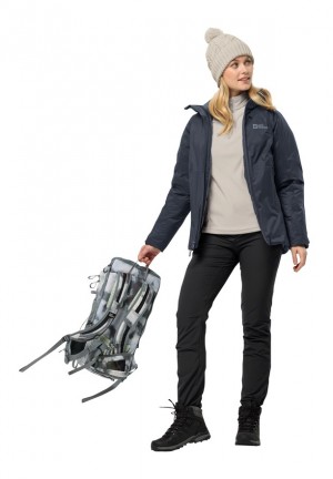 Black Jack Wolfskin Geigelstein Slim Women Hiking Pants | 68858121