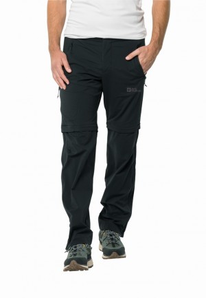 Black Jack Wolfskin Glastal Zip Away Men Hiking Pants | 62749296