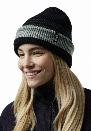 Black Jack Wolfskin Gleam Men Beanie | 45603290
