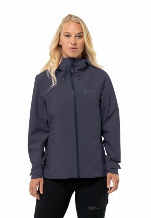 Black Jack Wolfskin Highest Peak 3l Women Rain Jackets | 87729642