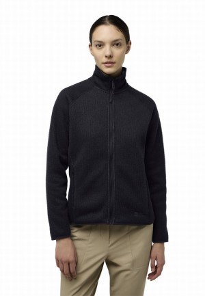 Black Jack Wolfskin Kaminfeuer Women Fleece Jackets | 74530642