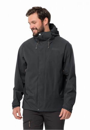 Black Jack Wolfskin Kammweg 2l Men Rain Jackets | 38305052