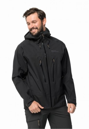 Black Jack Wolfskin Kammweg 3l Men Rain Jackets | 57801408