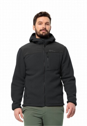 Black Jack Wolfskin Kammweg Pile Fz Men Fleece Jackets | 71564728