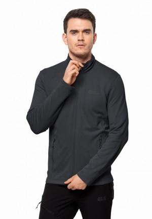 Black Jack Wolfskin Kolbenberg Fz Men Fleece Jackets | 28624219
