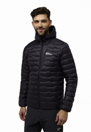 Black Jack Wolfskin Passamani Hoody Men Down Jackets | 36077023