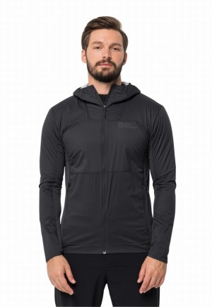 Black Jack Wolfskin Prelight Alpha Men Jackets | 40954947