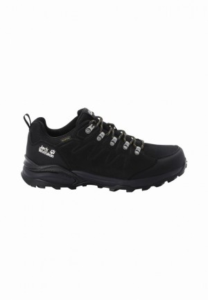 Black Jack Wolfskin Refugio Texapore Low Men Hiking Shoes | 83791472