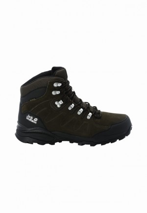 Black Jack Wolfskin Refugio Texapore Mid Men Hiking Shoes | 36049967