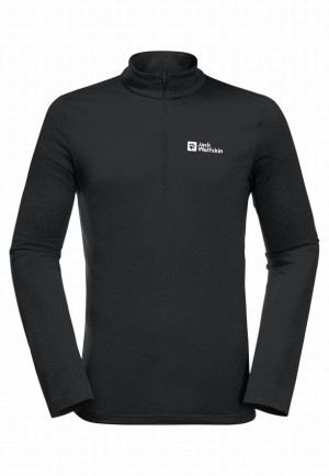 Black Jack Wolfskin Skyhermal Hz Men T Shirts | 16580459