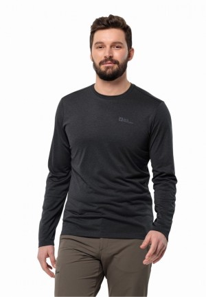 Black Jack Wolfskin Skyhermal L/s Men T Shirts | 76888975