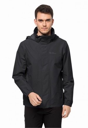 Black Jack Wolfskin Stormy Point 2l Men Rain Jackets | 12191767