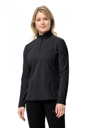 Black Jack Wolfskin Taunus Hz Women T Shirts | 13972065