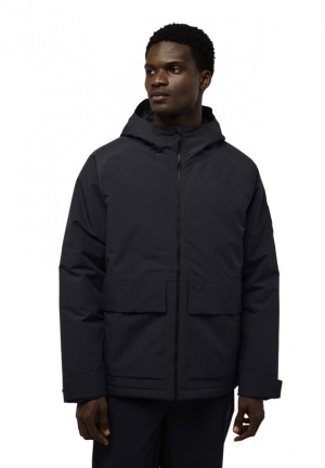 Black Jack Wolfskin Tempeltor Men Rain Jackets | 47355302