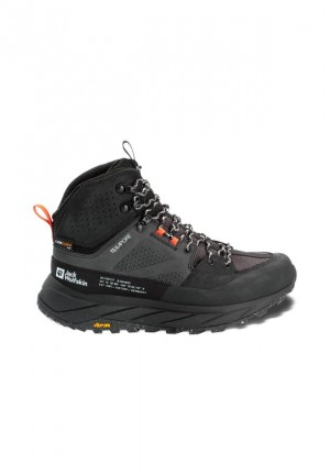 Black Jack Wolfskin Terraquest Texapore Mid Women Hiking Shoes | 11514108