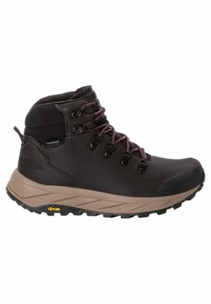 Black Jack Wolfskin Terraquest X Texapore Mid Women Hiking Shoes | 96072378