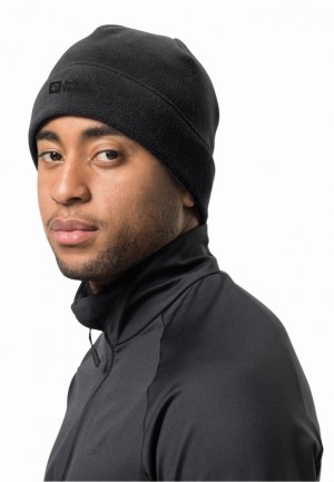 Black Jack Wolfskin Vertigo Men Beanie | 29553789