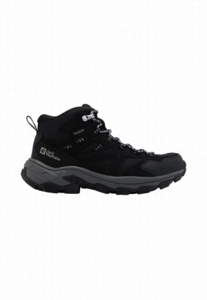 Black Jack Wolfskin Vojo Tour Texapore Mid Women Hiking Shoes | 17128778