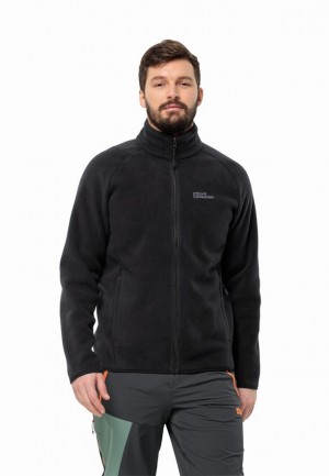 Black Jack Wolfskin Waldsteig Fz Men Fleece Jackets | 35398130