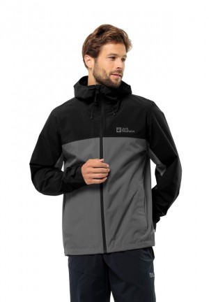 Black Jack Wolfskin Weiltal 2l Men Rain Jackets | 83466458