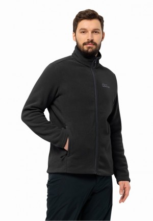 Black Jack Wolfskin Winterstein Fz Men Fleece Jackets | 92714651