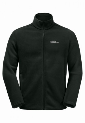 Black Jack Wolfskin Winterstein Fz Men Fleece Jackets | 41327929