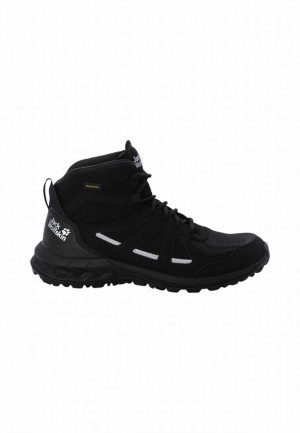 Black Jack Wolfskin Woodland 2 Texapore Mid Women Hiking Shoes | 50065761