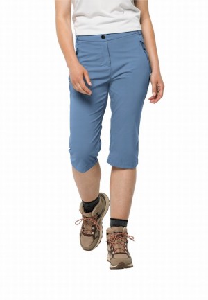 Blue Jack Wolfskin Activate Light 3/4 Women Pants | 48726116