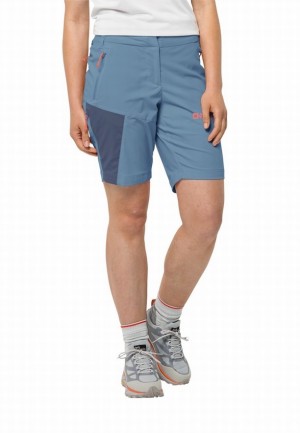 Blue Jack Wolfskin Glastal Women Shorts | 10499493