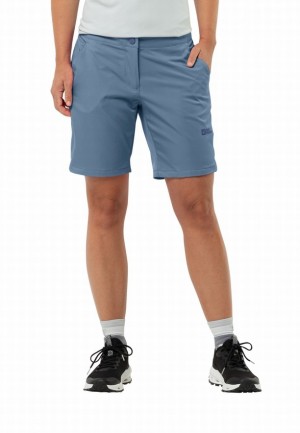 Blue Jack Wolfskin Hiking Alpine Women Shorts | 88069150