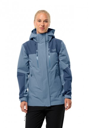 Blue Jack Wolfskin Jasper 2l Women Rain Jackets | 21259548