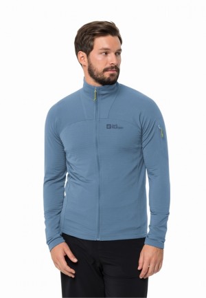 Blue Jack Wolfskin Prelight Fz Men Fleece Jackets | 22144748
