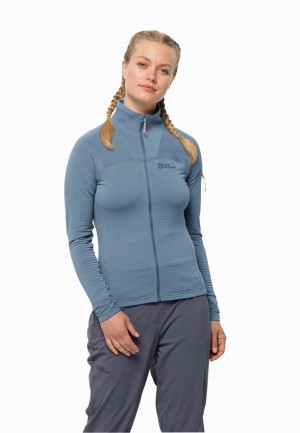 Blue Jack Wolfskin Prelight Fz Women Fleece Jackets | 53276022
