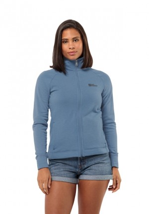 Blue Jack Wolfskin Waldsee Women Fleece Jackets | 17418552