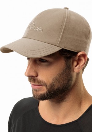 Brown Jack Wolfskin Brand Men Baseball Caps | 24298893
