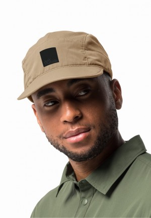 Brown Jack Wolfskin Road Trip Men Caps | 47870973