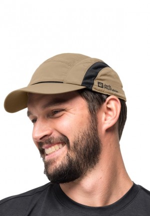 Brown Jack Wolfskin Vent Men Baseball Caps | 93975459
