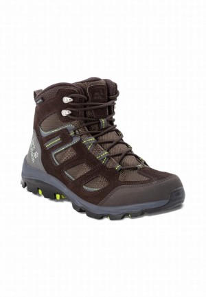 Brown Jack Wolfskin Vojo 3 Texapore Mid Men Hiking Shoes | 72352879