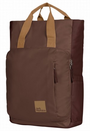 Burgundy Jack Wolfskin Hoellenberg Women Daypack | 68932756